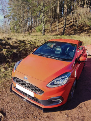 Spoiler pod přední nárazník pro FORD Fiesta MK8 ST 2018-2021 s TÜV