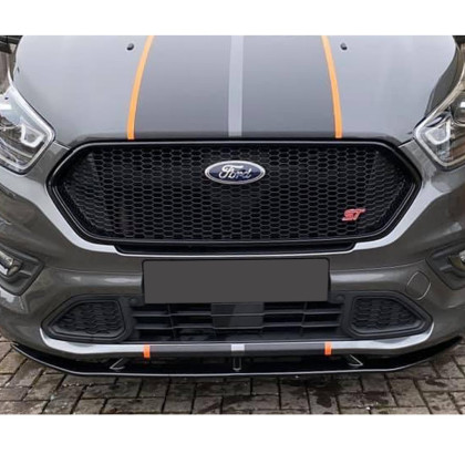 Spoiler pod přední nárazník pro FORD Transit Custom MK1-MK1 Facelift Sportline 2012+ s TÜV