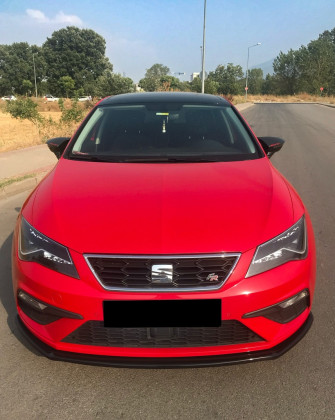 Spoiler pod přední nárazník V2 pro  SEAT Leon FR MK3 Facelift 2017-2019 s TÜV