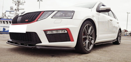 Spoiler pod přední nárazník pro  ŠKODA Octavia RS MK3 2013-2016 s TÜV