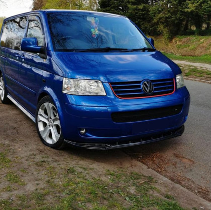 Spoiler pod přední nárazník pro VOLKSWAGEN Transporter T5 2003-2009 s TÜV