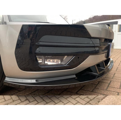 Spoiler pod přední nárazník V2 pro VOLKSWAGEN Transporter T6.1 2019-2021 s TÜV