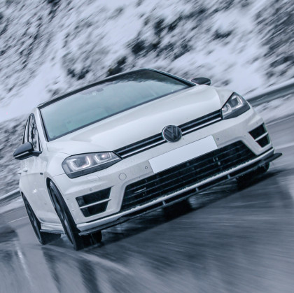 Spoiler pod přední nárazník V2 pro VW VOLKSWAGEN Golf MK 7 R 2013-2016 s TÜV