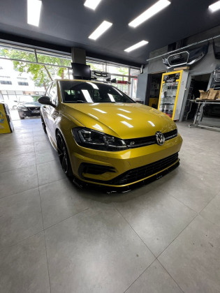 Spoiler pod přední nárazník pro VW VOLKSWAGEN Golf MK 7.5 R 2017-2020 s TÜV