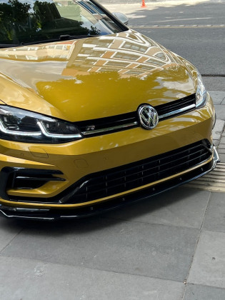 Spoiler pod přední nárazník pro VW VOLKSWAGEN Golf MK 7.5 R 2017-2020 s TÜV
