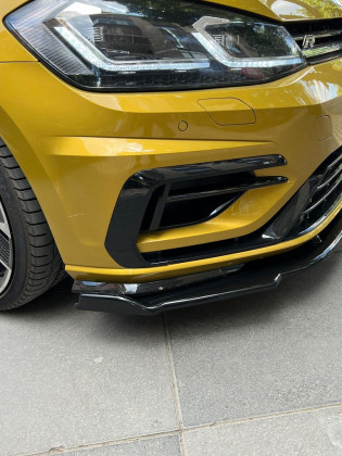 Spoiler pod přední nárazník pro VW VOLKSWAGEN Golf MK 7.5 R 2017-2020 s TÜV