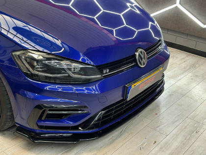 Spoiler pod přední nárazník pro VW VOLKSWAGEN Golf MK 7.5 R 2017-2020 s TÜV