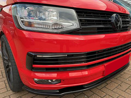 Spoiler pod přední nárazník pro VW VOLKSWAGEN Transporter T6 2015-2019  v2 s TÜV