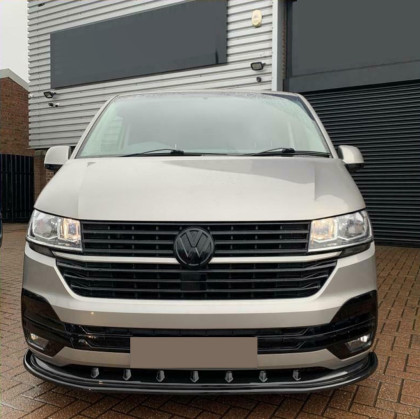 Spoiler pod přední nárazník V4 pro VOLKSWAGEN Transporter T6.1 2019-2021 s TÜV