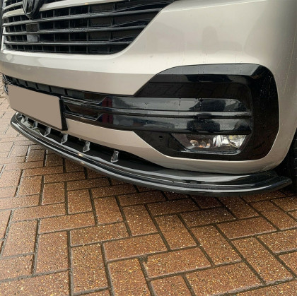 Spoiler pod přední nárazník V4 pro VOLKSWAGEN Transporter T6.1 2019-2021 s TÜV