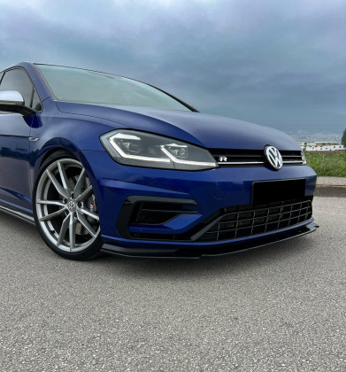 Spoiler pod přední nárazník V3 pro VW VOLKSWAGEN Golf MK 7.5 R 2017-2020 s TÜV