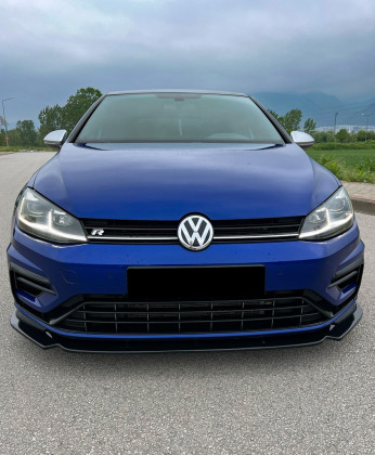 Spoiler pod přední nárazník V3 pro VW VOLKSWAGEN Golf MK 7.5 R 2017-2020 s TÜV