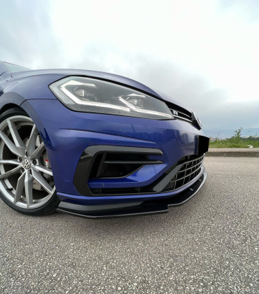 Spoiler pod přední nárazník V3 pro VW VOLKSWAGEN Golf MK 7.5 R 2017-2020 s TÜV