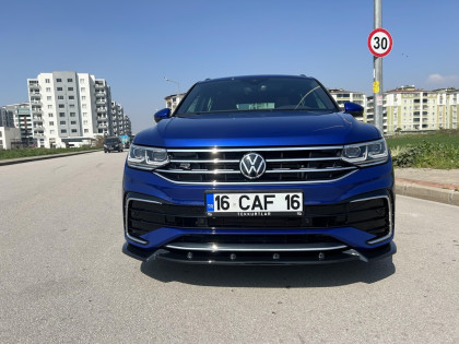 Spoiler pod přední nárazník pro VW VOLKSWAGEN Tiguan MK2 R/R-Line Facelift 2020+ s TÜV