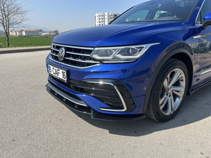 Spoiler pod přední nárazník pro VW VOLKSWAGEN Tiguan MK2 R/R-Line Facelift 2020+ s TÜV