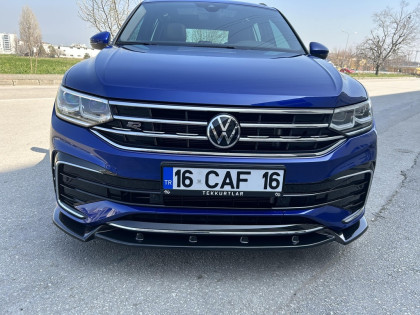 Spoiler pod přední nárazník pro VW VOLKSWAGEN Tiguan MK2 R/R-Line Facelift 2020+ s TÜV