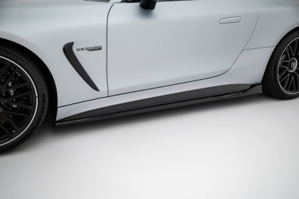 Prahové lišty V.2 Mercedes-AMG GT 63 C192 černý lesklý plast