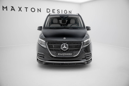 Spojler pod nárazník lipa Mercedes-Benz V AMG-Line W447 Facelift 2 černý lesklý plast