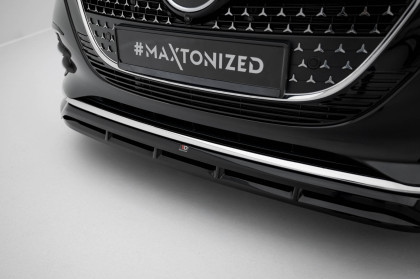 Spojler pod nárazník lipa Mercedes-Benz V AMG-Line W447 Facelift 2 černý lesklý plast
