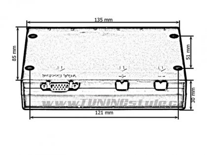 Dotykový panel VGA 1x15PIN 12 / 24V