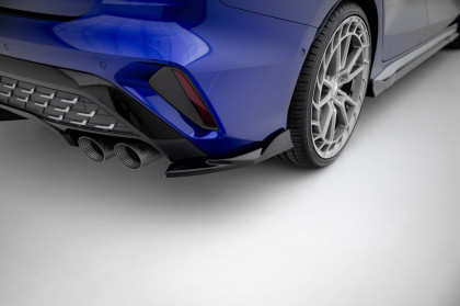 Splittery zadní boční V.2 Audi S3 Sedan 8Y Facelift černý lesklý plast