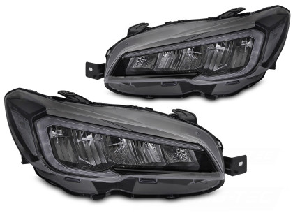 Přední světla s LED pro SUBARU WRX 2014-2022 černá