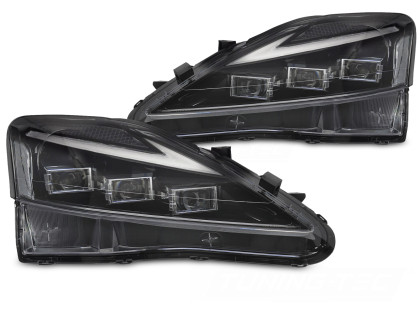 Přední světla LED pro LEXUS IS 2006-2013 černá