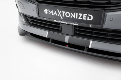 Spojler pod nárazník lipa Ford Transit Connect Mk3 černý lesklý plast