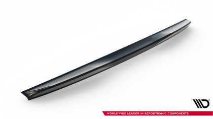 Prodloužení spoileru 3D Audi A5 Sportback S-Line 8T Facelift černý lesklý plast