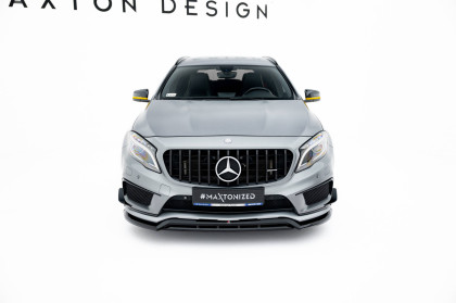 Spojler pod nárazník lipa Mercedes-Benz GLA 45 AMG Off-roader X156 černý lesklý plast
