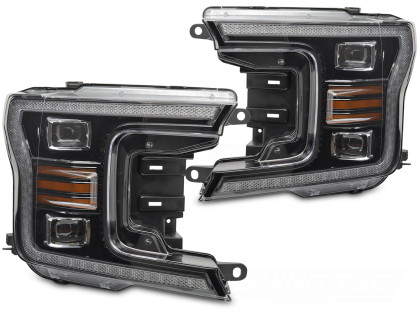 Přední světla s LED pro Ford F150 MK13 2017-2020 černá