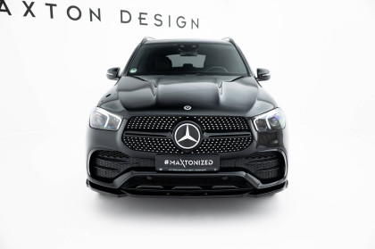Spojler pod nárazník lipa Mercedes-AMG / AMG-Line GLE SUV W167 černý lesklý plast