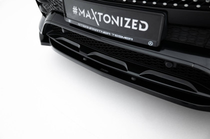 Spojler pod nárazník lipa Mercedes-AMG / AMG-Line GLE SUV W167 černý lesklý plast