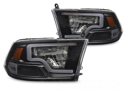 Přední světla s LED pro DODGE RAM 2009-2018 černá