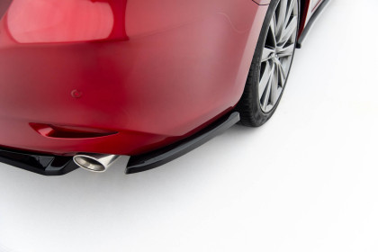 Splittery zadní boční V.2 Mazda 6 Mk3 Facelift černý lesklý plast