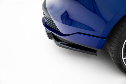 Spoiler zadního nárazniku Porsche Taycan Turbo S Mk1  černý lesklý plast