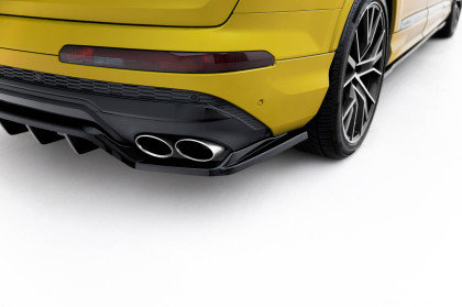 Spoiler zadního nárazniku Audi SQ7 Mk2 (4M) Facelift černý lesklý plast