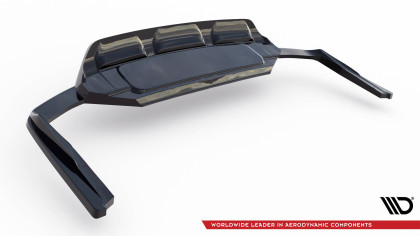Spoiler zadního nárazniku Audi SQ7 Mk2 (4M) Facelift černý lesklý plast