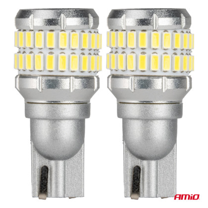 LED žárovky CANBUS T15 W16W 48SMD 4SMD 3014 3030 White 12V 24V AMIO-04261
