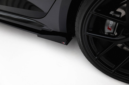 Prahové lišty Street pro + flaps Audi RS5 Sportback F5 černo červené