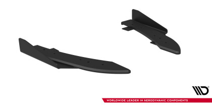 Splittery zadní boční Street Pro + flaps Audi RS5 Sportback F5 černé
