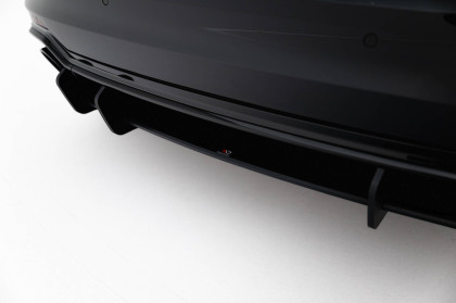 Spoiler zadního nárazníku Street pro Audi RS5 Coupe / Sportback F5 černo červený