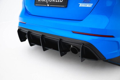 Spoiler zadního nárazníku Street pro V.2 Ford Focus RS Mk3 černo červený