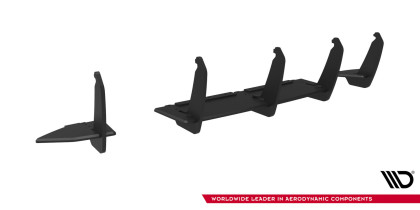 Spoiler zadního nárazníku Street pro V.2 Ford Focus RS Mk3 černo červený