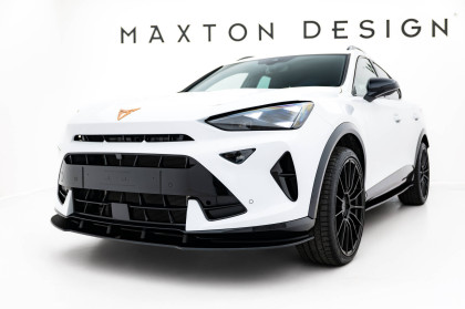 Street pro spojler pod nárazník lipa Cupra Formentor Mk1 Facelift černo červený