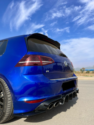 Difuzor zadního nárazníku pro VOLKSWAGEN Golf MK 7 R 2013-2016
