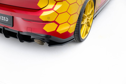 Splittery zadní boční Street Pro Volkswagen Golf GTI Clubsport Mk8 Facelift černo červené