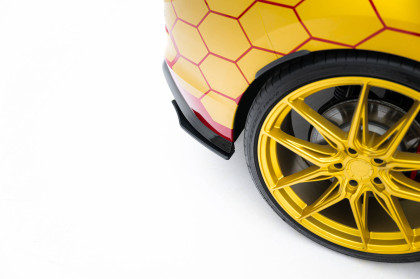 Splittery zadní boční Street Pro Volkswagen Golf GTI Clubsport Mk8 Facelift černo červené
