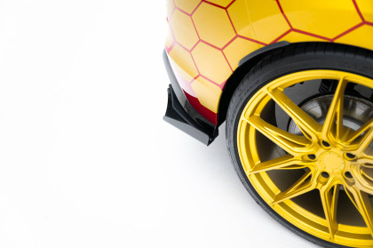 Splittery zadní boční Street Pro + flaps Volkswagen Golf GTI Clubsport Mk8 Facelift černé