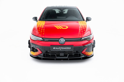 Street pro spojler pod nárazník lipa Volkswagen Golf GTI Clubsport Mk8 Facelift černý